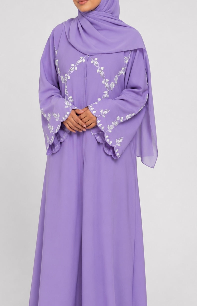 Fatima| فاطمة - Lilac Abaya