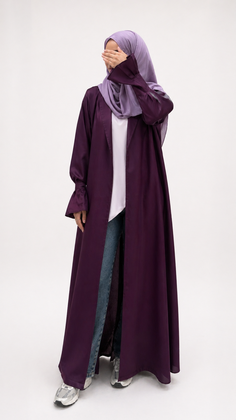 Lyra Abaya| Plum