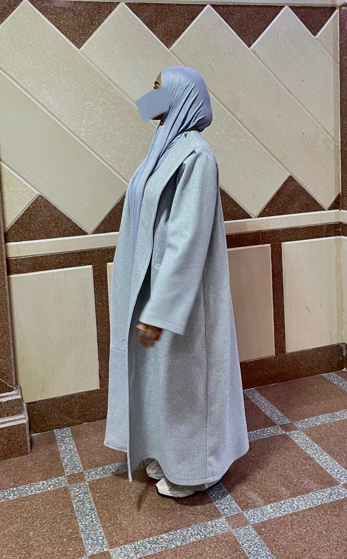 Abaya coat | soft grey        (LIMITED EDITION)