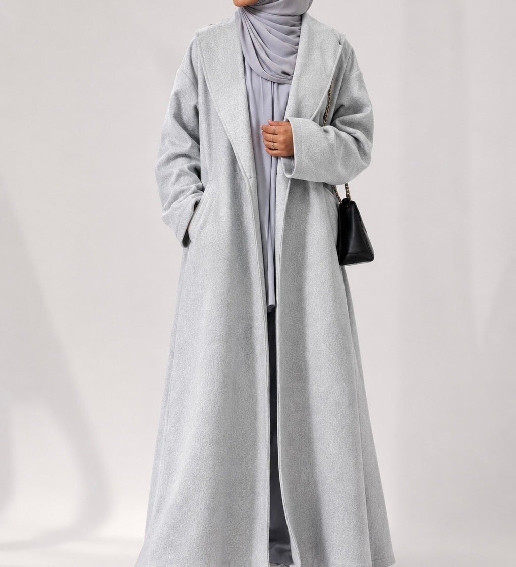 Abaya coat | soft grey        (LIMITED EDITION)