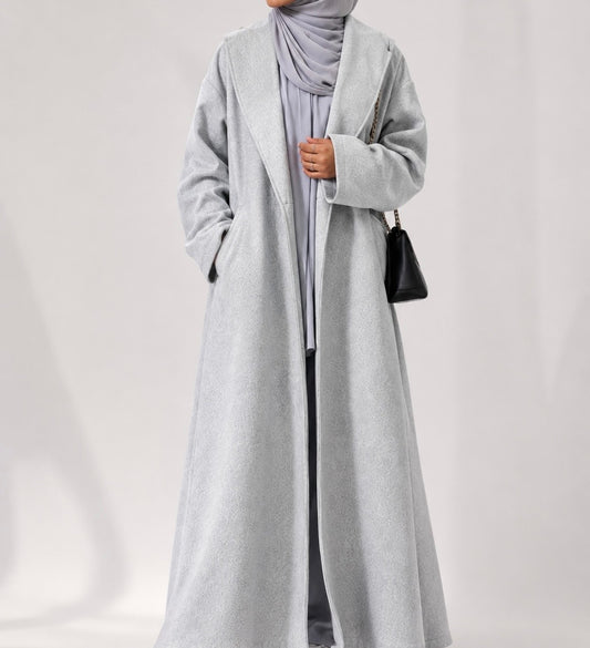 Abaya coat | soft grey        (LIMITED EDITION)