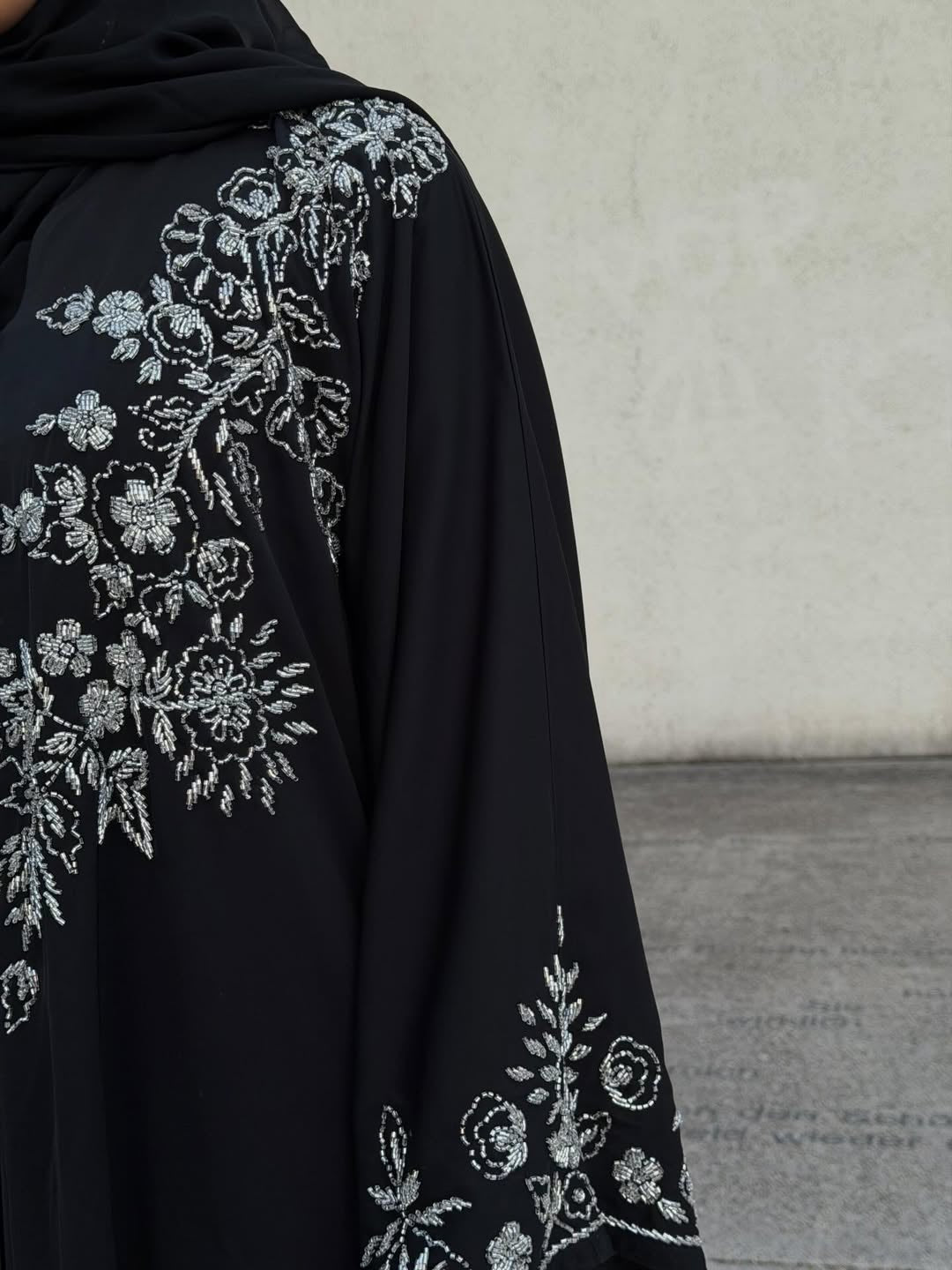 Safiya | صفية – Black Evening Abaya